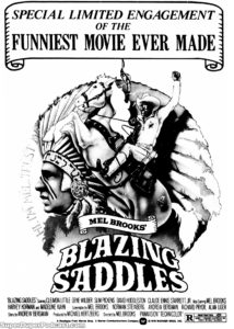 BLAZING SADDLES- Newspaper ad. April 24, 1979.