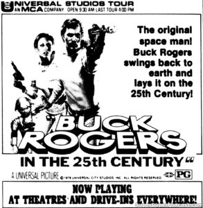 BUCK ROGERS IN THE 25TH CENTURY- Newspaper ad. April 11, 1979.