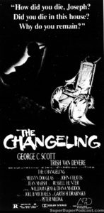 THE CHANGELING- Newspaper ad. April 21, 1986.