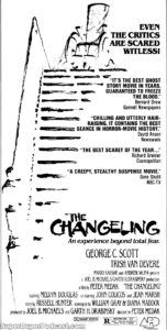 THE CHANGELING- Newspaper ad. April 5, 1980.