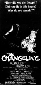 THE CHANGELING- Newspaper ad. April 8, 1980.