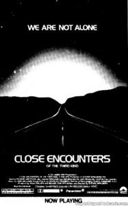 CLOSE ENCOUNTERS OF THE THIRD KIND- Newspaper ad. April 26, 1978.