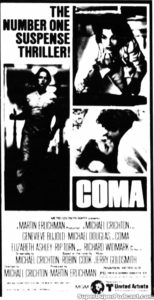 COMA- Newspaper ad. April 6, 1978.