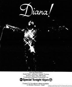 DIANA ROSS- ABC television guide ad. April 18, 1971.