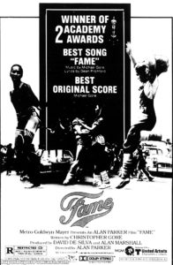 FAME- Newspaper ad. April 4, 1981.