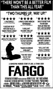 FARGO- Newspaper ad. April 1, 1996.