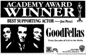 GOODFELLAS- Newspaper ad. April 23, 1991.