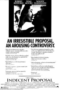 INDECENT PROPOSAL- Newspaper ad. April 23, 1993.