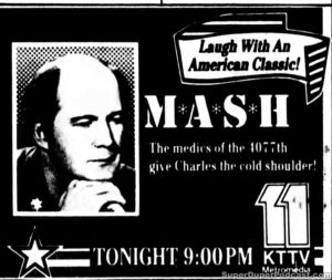MASH- Television guide ad. April 21, 1983.