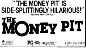 THE MONEY PIT- Newspaper ad. April 19, 1986.