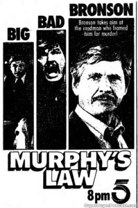 MURPHY'S LAW- KTLA television guide ad. April 27, 1990.