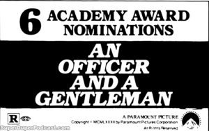 AN OFFICER AND A GENTEMAN- Newspaper ad. April 7, 1983.