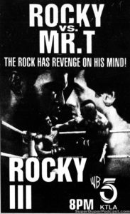 ROCKY III- KTLA television guide ad. April 25, 1996.