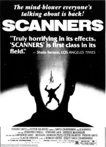 SCANNERS- Newspaper ad. April 7, 1981.
