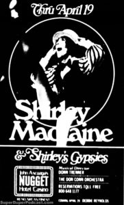 SHIRLEY MACLAINE- Newspaper ad. April 9, 1978.