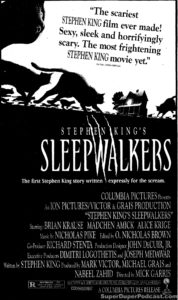 SLEEPWALKERS- Newspaper ad. April 17, 1992.