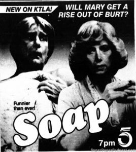 SOAP- KTLA television guide ad. April 2, 1986.