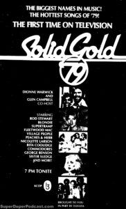 SOLID GOLD- KCOP television guide ad. March 2, 1980.