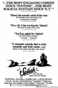 SPLASH- Newspaper ad.
April 4, 1984.