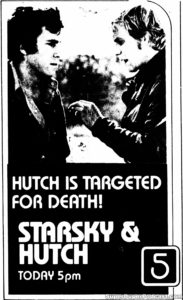 STARSKY & HUTCH- KTTLA television guide ad. April 20, 1981.