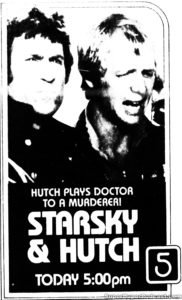 STARSKY & HUTCH- KTLA television guide ad. April 27, 1981.