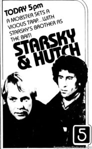 STARSKY & HUTCH- KTLA television guide ad. April 5, 1981.