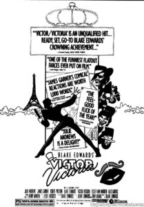 VICTOR/VICTORIA- Newspaper ad. April 11, 1982.
