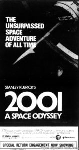 2001 A SPACE ODYSSEY- Newspaper ad. May 5, 1980.