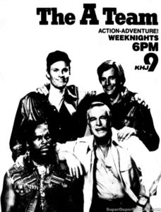 THE A-TEAM- Television guide ad. May 1, 1989.