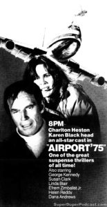 AIRPORT 1975- NBC television guide ad. April 30, 1977.