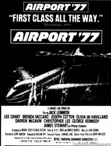 AIRPORT '77- Newspaper ad. May 5, 1977.