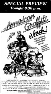 AMERICAN GRAFFITI- Newspaper ad. May 19, 1978.