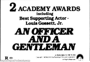 AN OFFICER AND A GENTLEMAN- Newspaper ad. May 1, 1983.