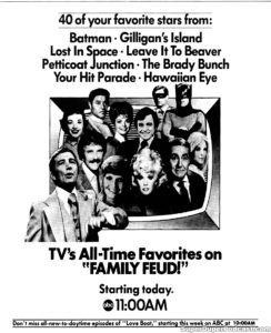 BATMAN/GILLIGAN'S ISLAND/BRADY BUNCH/LOST IN SPACE- ABC television guide ad. May 3, 1983.