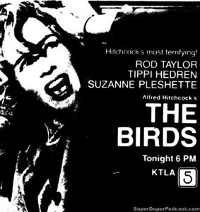 THE BIRDS- KTLA television guide ad. May 18, 1980.