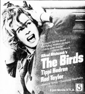 THE BIRDS- KTLA television guide ad. May 20, 1979.