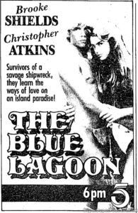 THE BLUE LAGOON- KTLA television guide ad. April 29, 1990.