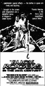 BUCK ROGERS IN THE 25TH CENTURY- Newspaper ad. May 11, 1979.