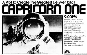 CAPRICORN ONE- Newspaper ad. May 11, 1980.