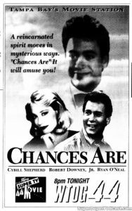 CHANCES ARE- WTOG television guide ad. May 3, 1992.