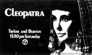CLEOPATRA- Television guide ad. May 10, 1975.