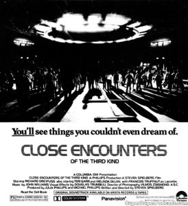 CLOSE ENCOUNTERS OF THE THIRD KIND- Newspaper ad. May 10, 1978.