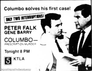 COLUMBO- KTLA television guide ad. May 22, 1980.