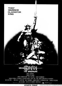 CONAN THE BARBARIAN- Newspaper ad. May 14, 1982.