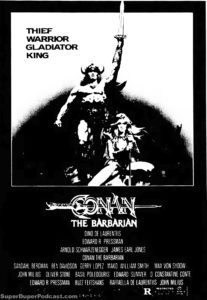 CONAN THE BARBARIAN- Newspaper ad. May 19, 1976.