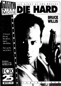 DIE HARD- FOX television guide ad. April 29, 1991.