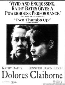 DOLORES CLAIBORNE- Newspaper ad. May 1, 1995.