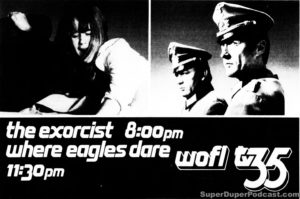 THE EXORCIST- WOFL television guide ad. May 12, 1984.