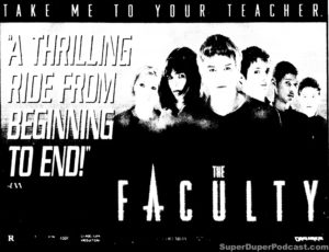 THE FACULTY- Newspaper ad. April 30, 1999.