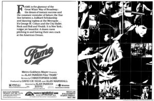 FAME- Newspaper ad. May 11, 1980.